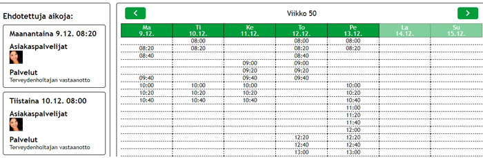 Ajas Touch nettiajanvaraus