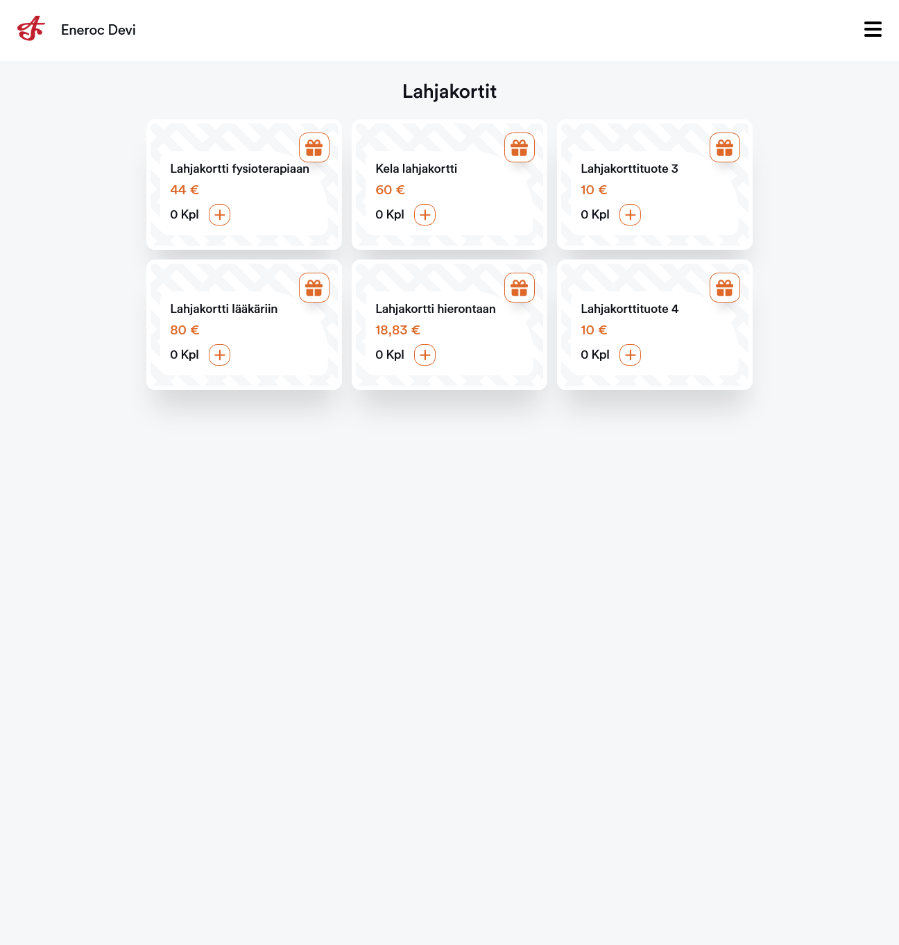 nettivaraus 7 lahjakorttimyynti