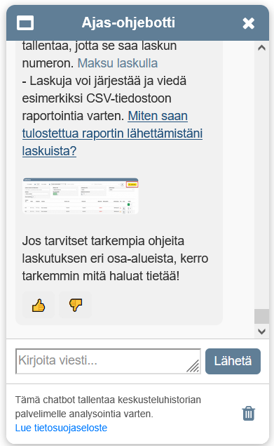 ohjebotti esimerkki