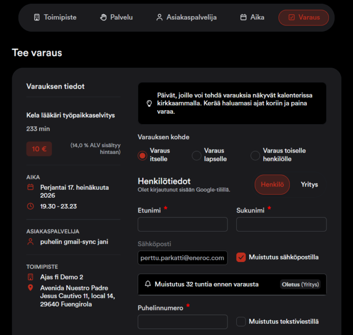 Ajas Nettivaraus 7 on julkaistu 4 nettivaraus 7 tumma tila